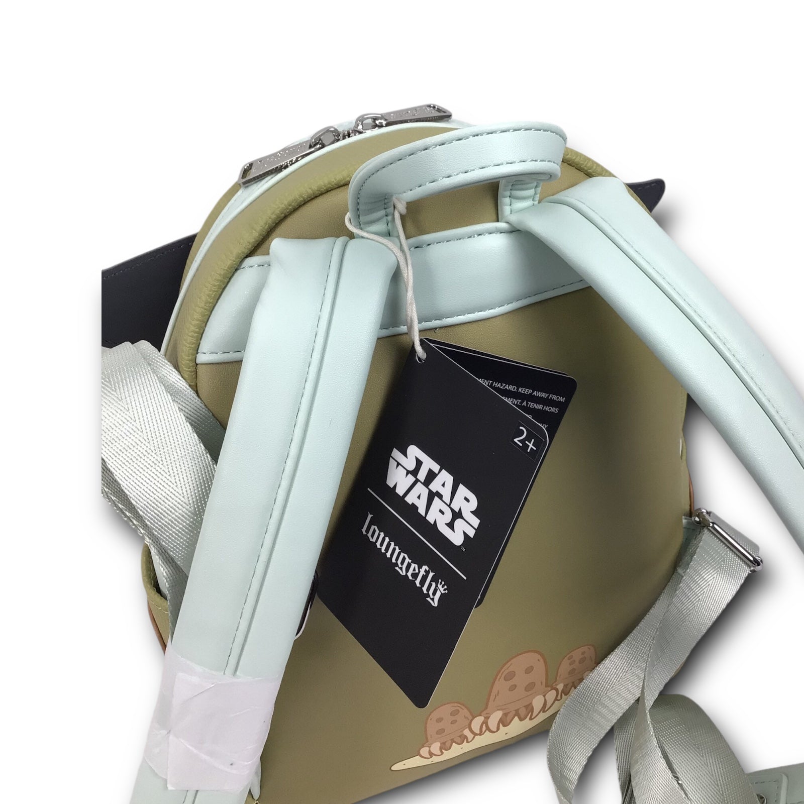 Loungefly Disney Star Wars Yoda The Child Grogu Mini Backpack Faux Leather Limited