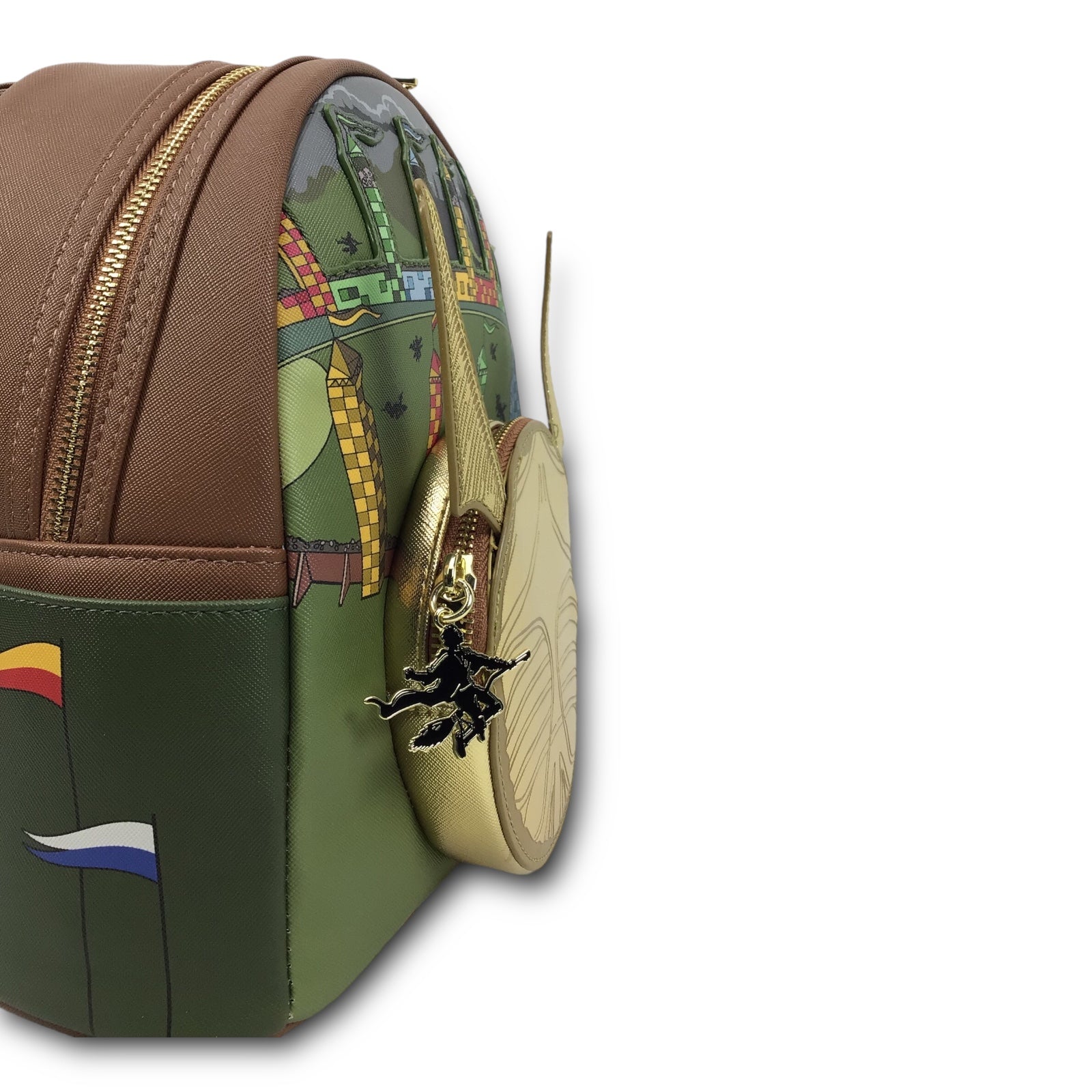 harry potter convertible mini backpack Loungefly Harry Potter Golden Snitch Mini Backpack