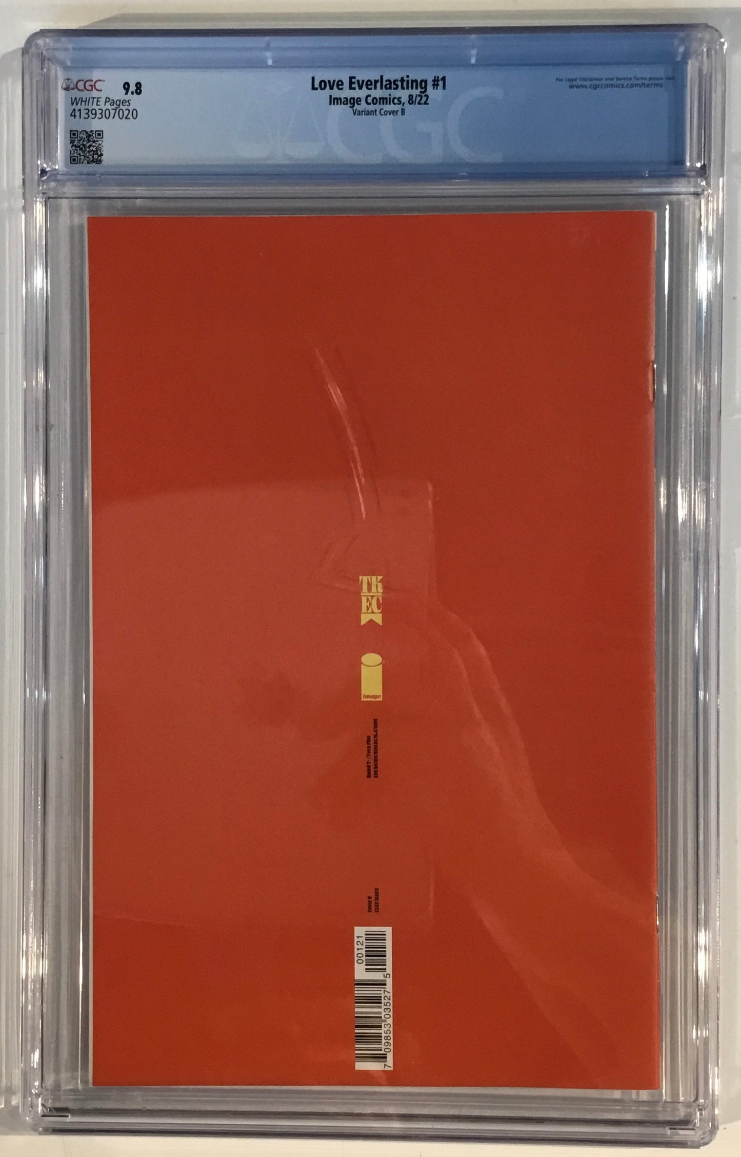 Love Everlasting #1 - Variant Cover B - Image 2022 - CGC 9.8