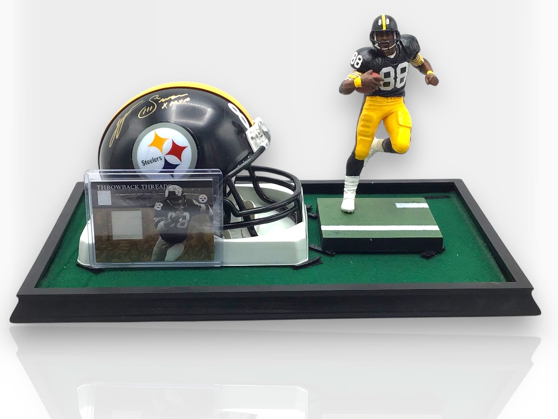 Lynn Swann Steelers Certified Authentic Autographed Mini-helmet Shadowbox