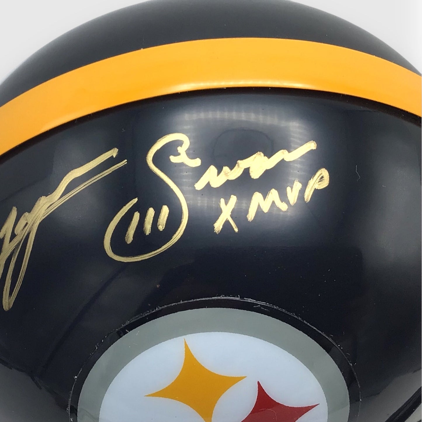 Lynn Swann Steelers Certified Authentic Autographed Mini-helmet Shadowbox