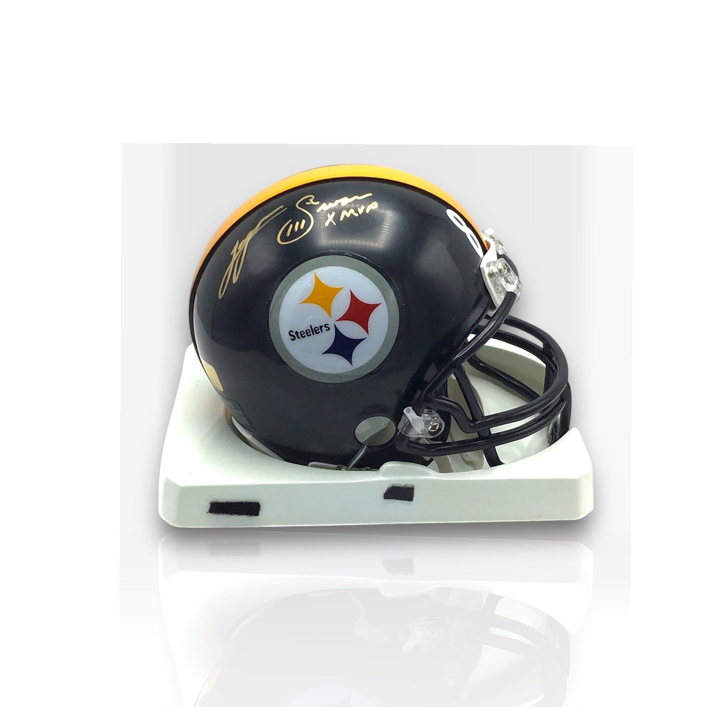 Lynn Swann Steelers Certified Authentic Autographed Mini-helmet Shadowbox