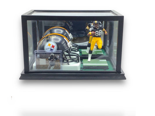 Lynn Swann Steelers Certified Authentic Autographed Mini-helmet Shadowbox