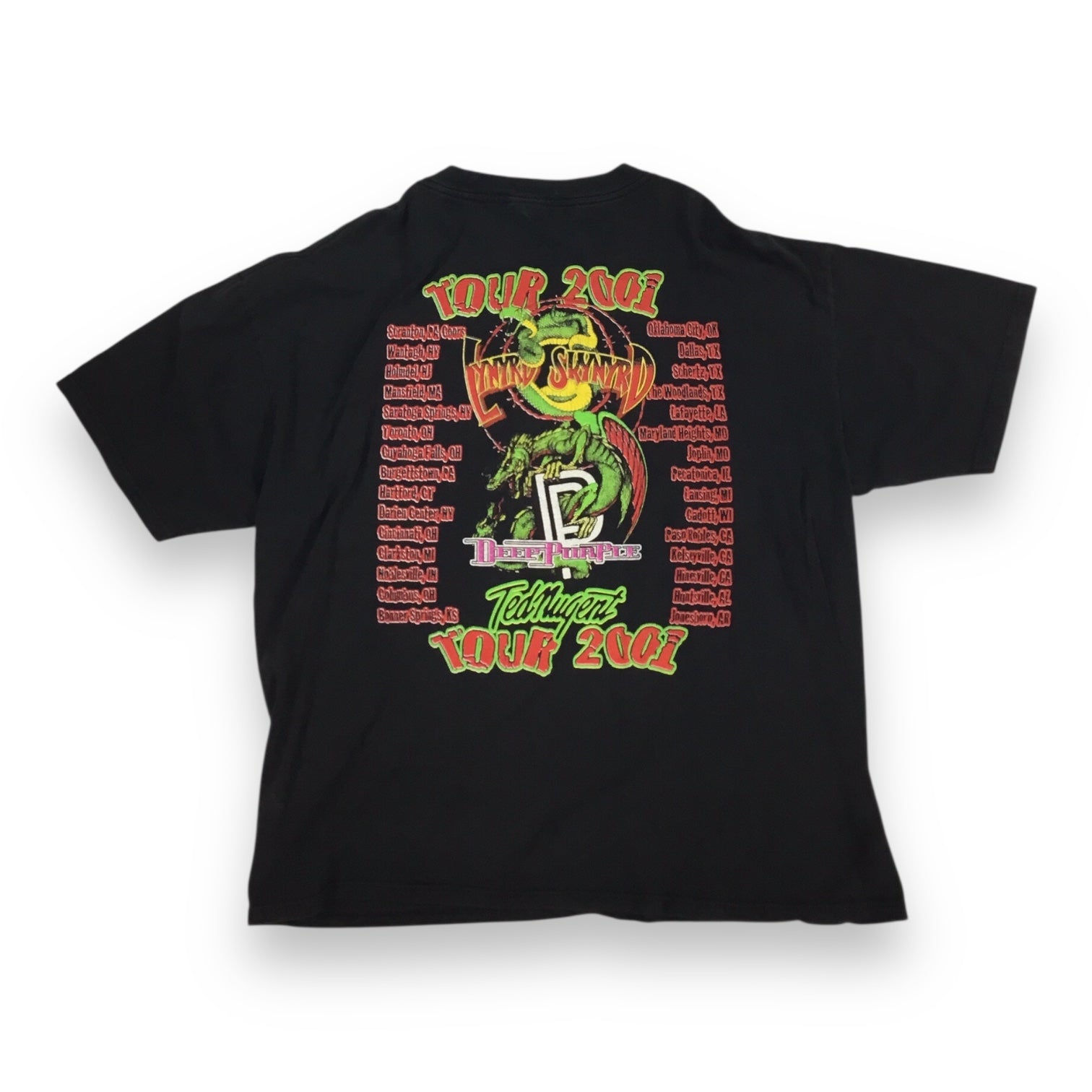 Lynyrd Skynyrd - "Edge of Forever" 2001 Tour Concert T-Shirt