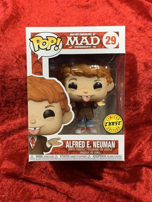 MAD Alfred E. Neuman Limited Edition CHASE Funko Pop #29