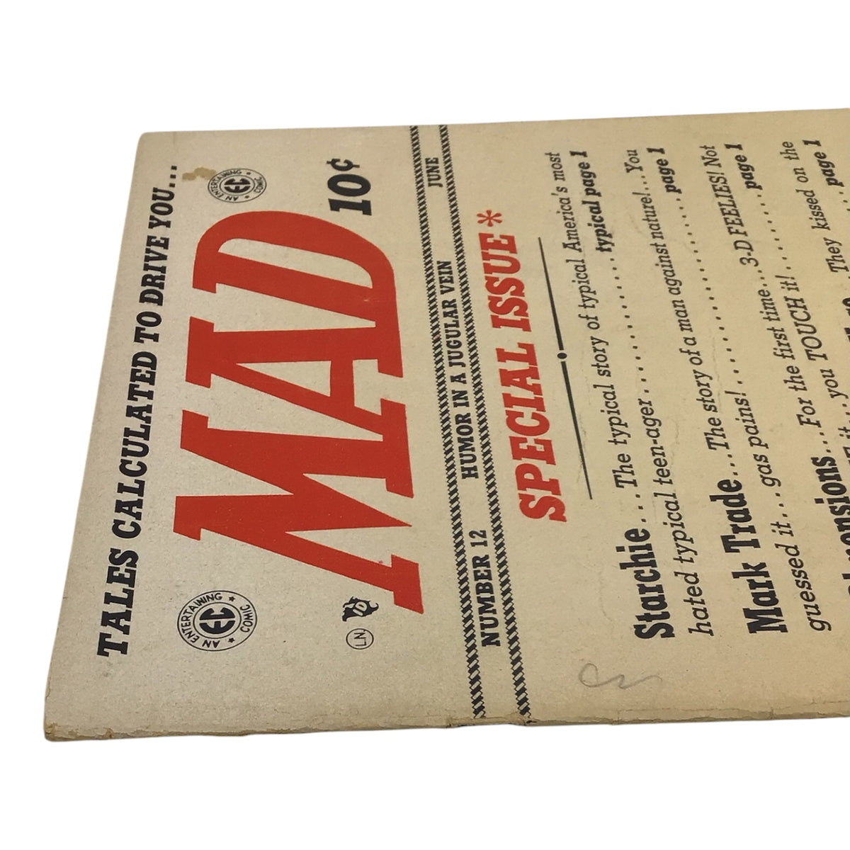 MAD Magazine #12 June 1954 - Very Fine Condition