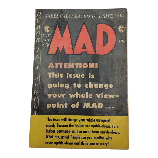 MAD Magazine #17 - November 1954 - Fine Condition