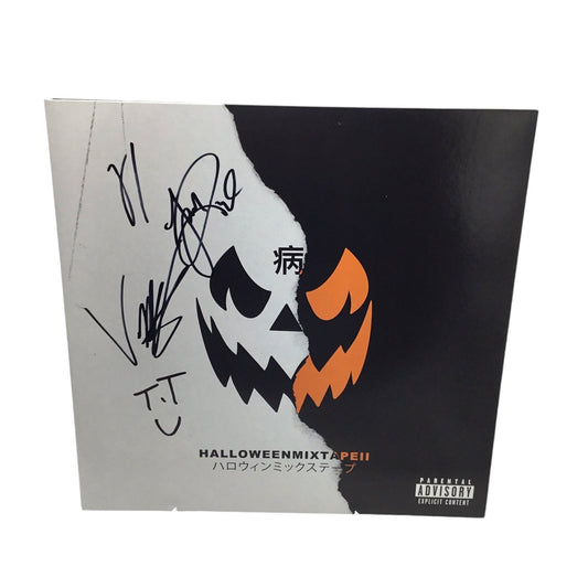 MAGNOLIA PARK SIGNED HALOWEEN MIXTAPE II VILYL Orange Vinyl) LP Autographed