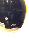 MARSHALL FAULK #28 Signed Football Full Sized Speed Helmet AUTO BECKETT WITNESS