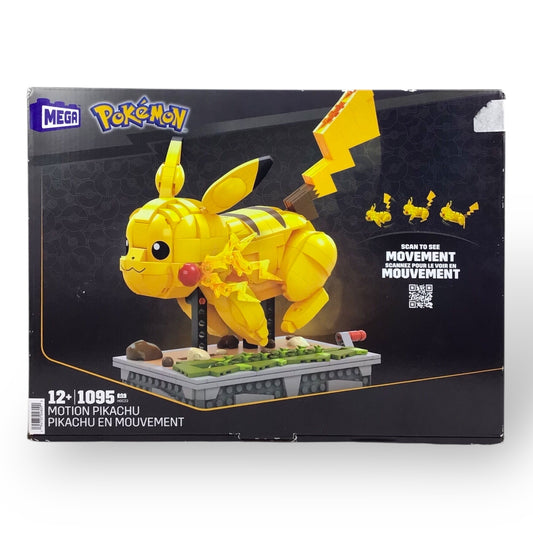 MEGA Pokémon Motion Pikachu Building Set 1095 Pieces – Limited Edition