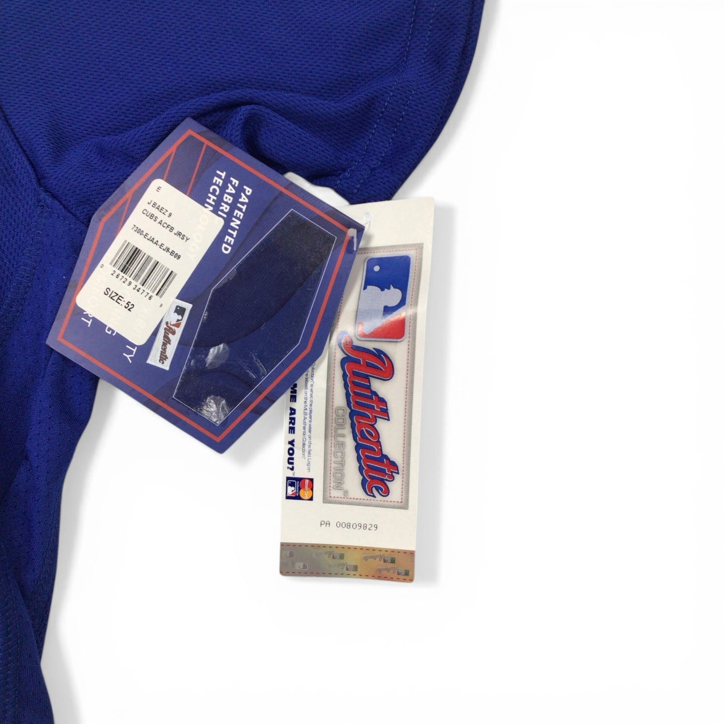 MLB Chicago Cubs Javier Baez Majestic Flex Base Jersey - Size 52 NWT