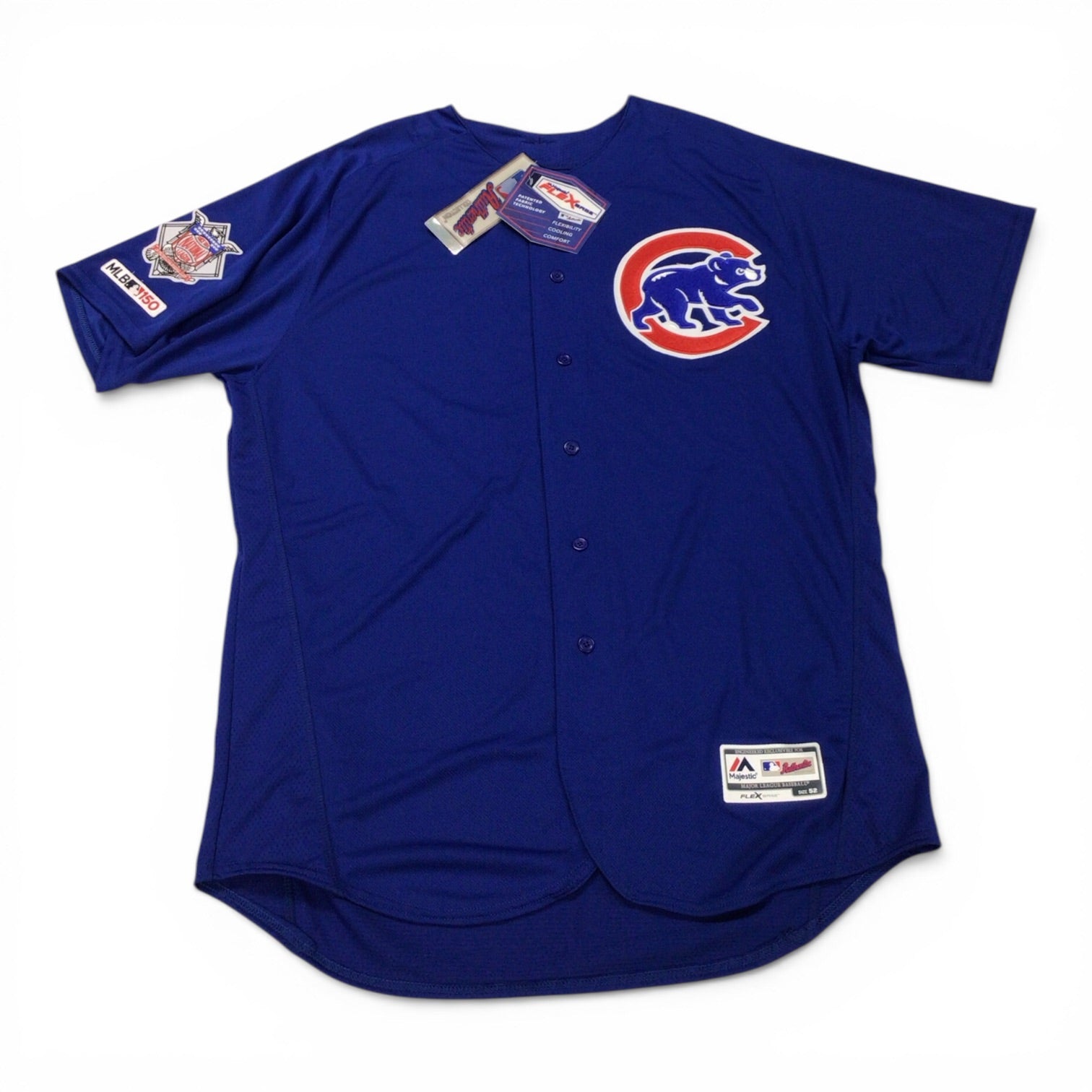 MLB Chicago Cubs Nico Hoerner Majestic Flex Base Jersey - Size 52