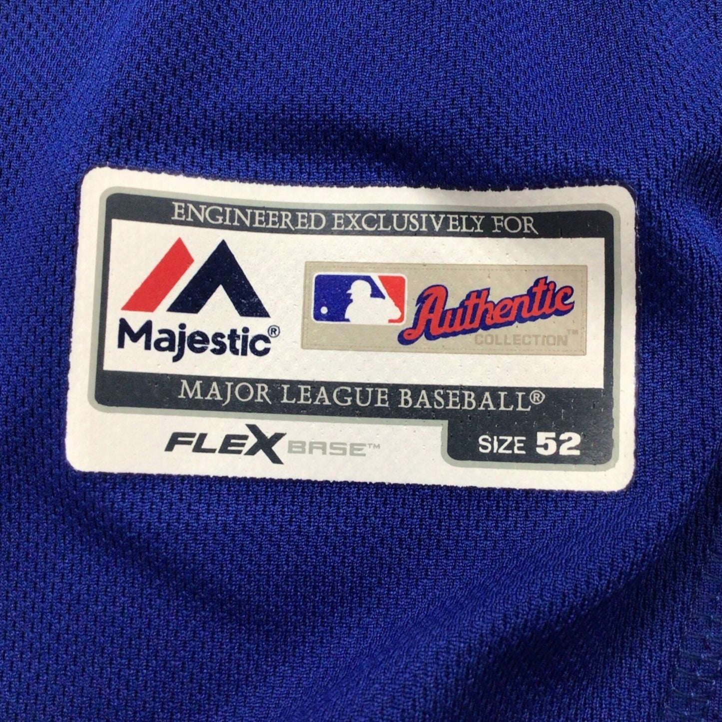 MLB Chicago Cubs Nico Hoerner Majestic Flex Base Jersey - Size 52