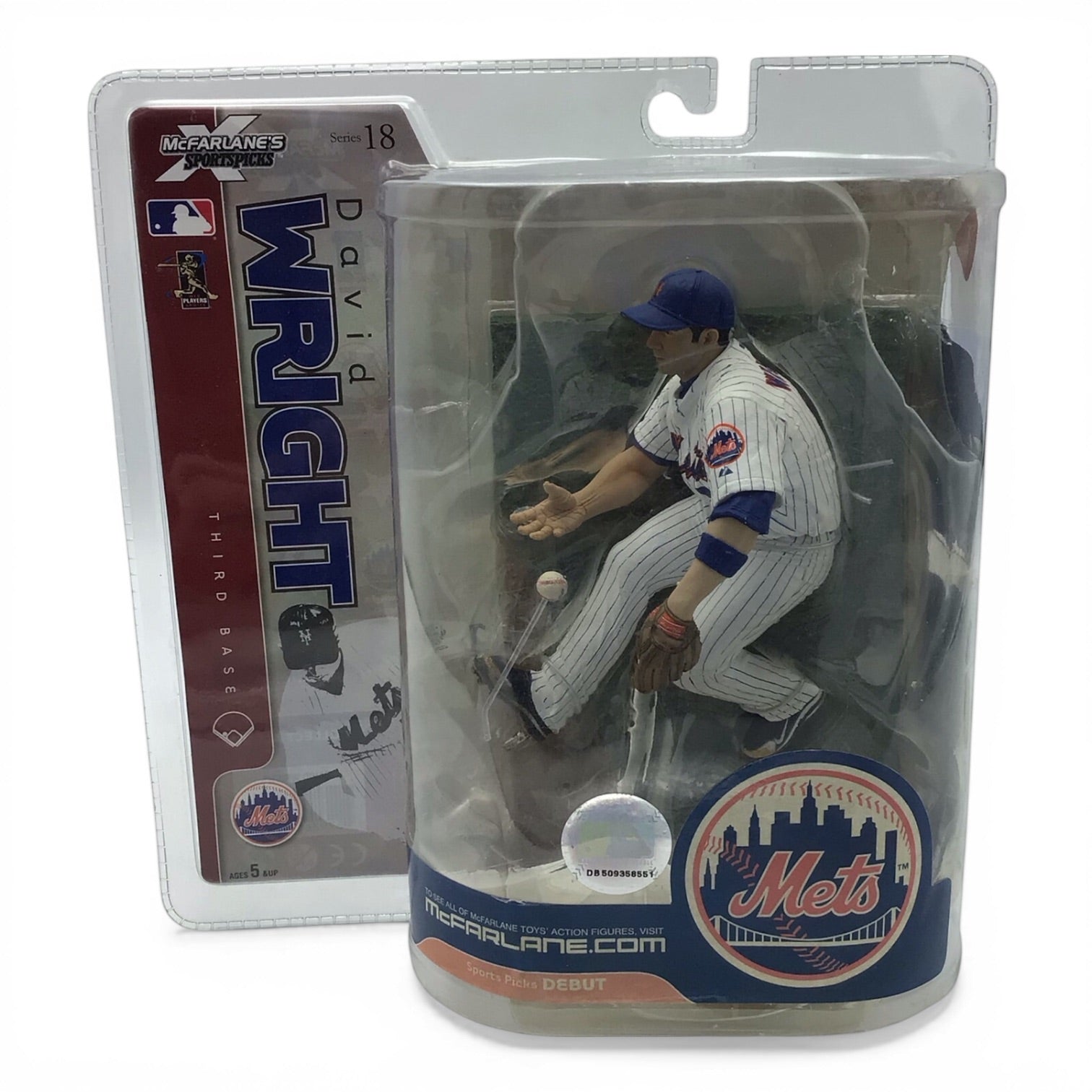 MLB Mets David Wright Series 18 Baseball Figure - McFarlane's Sports Picks 2007