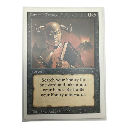 MTG Demonic Tutor Revised Edition - Near Mint