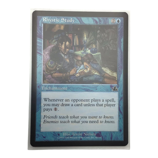 MTG Rhystic Study Prophecy Edition - Near Mint
