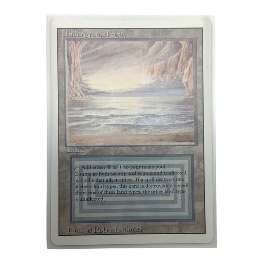MTG Underground Sea Revised Edition - Lightly Played