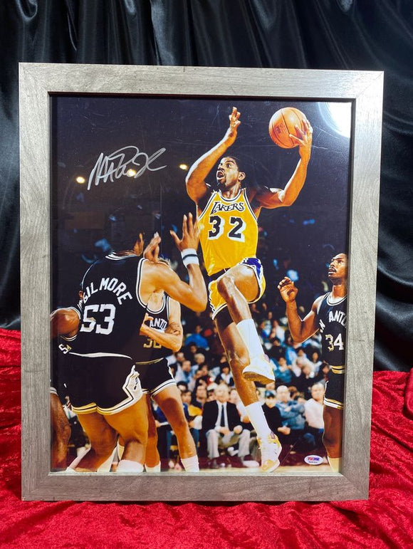 Magic Johnson Autographed 14x16