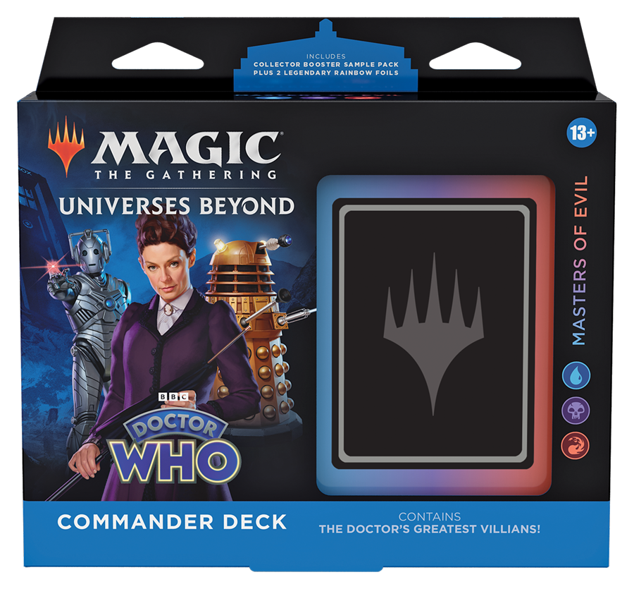 Magic the Gathering CCG: Doctor Who Commander Deck Carton (4) 1 of Each Box