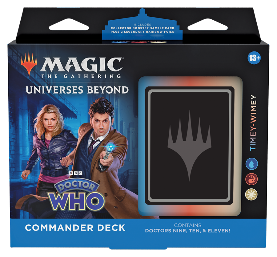 Magic the Gathering CCG: Doctor Who Commander Deck Carton (4) 1 of Each Box