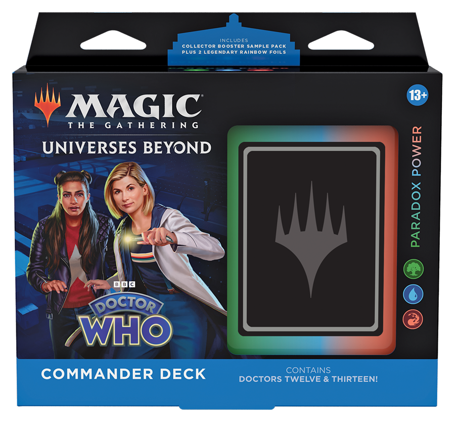 Magic the Gathering CCG: Doctor Who Commander Deck Carton (4) 1 of Each Box