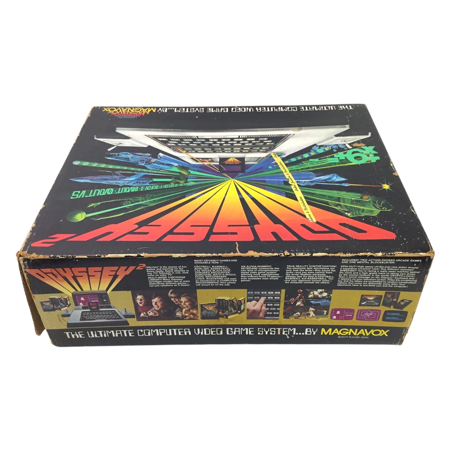 Magnavox Odyssey 2 Console Complete in Box - Tested Not Working