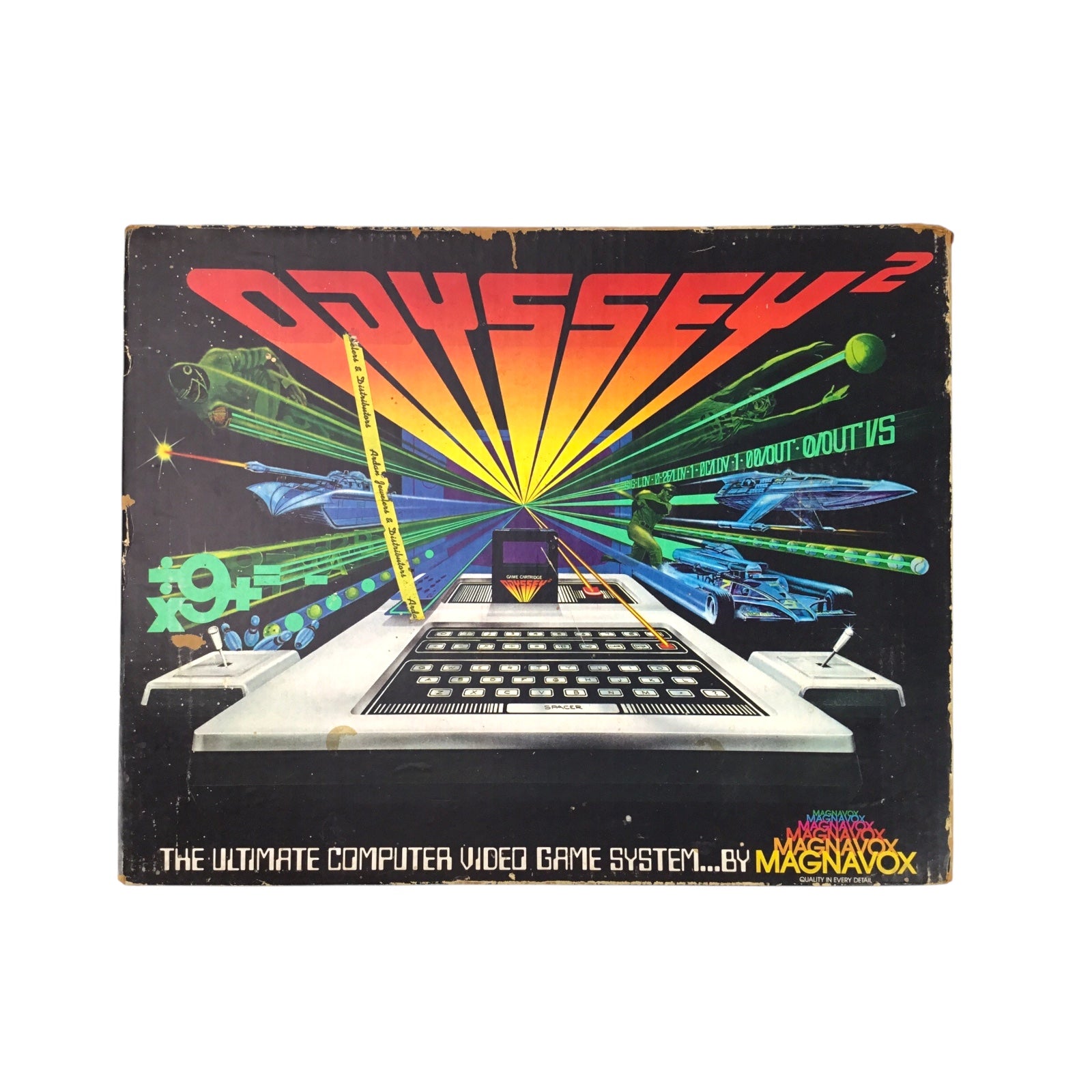 Magnavox Odyssey 2 Console Complete in Box - Tested Not Working