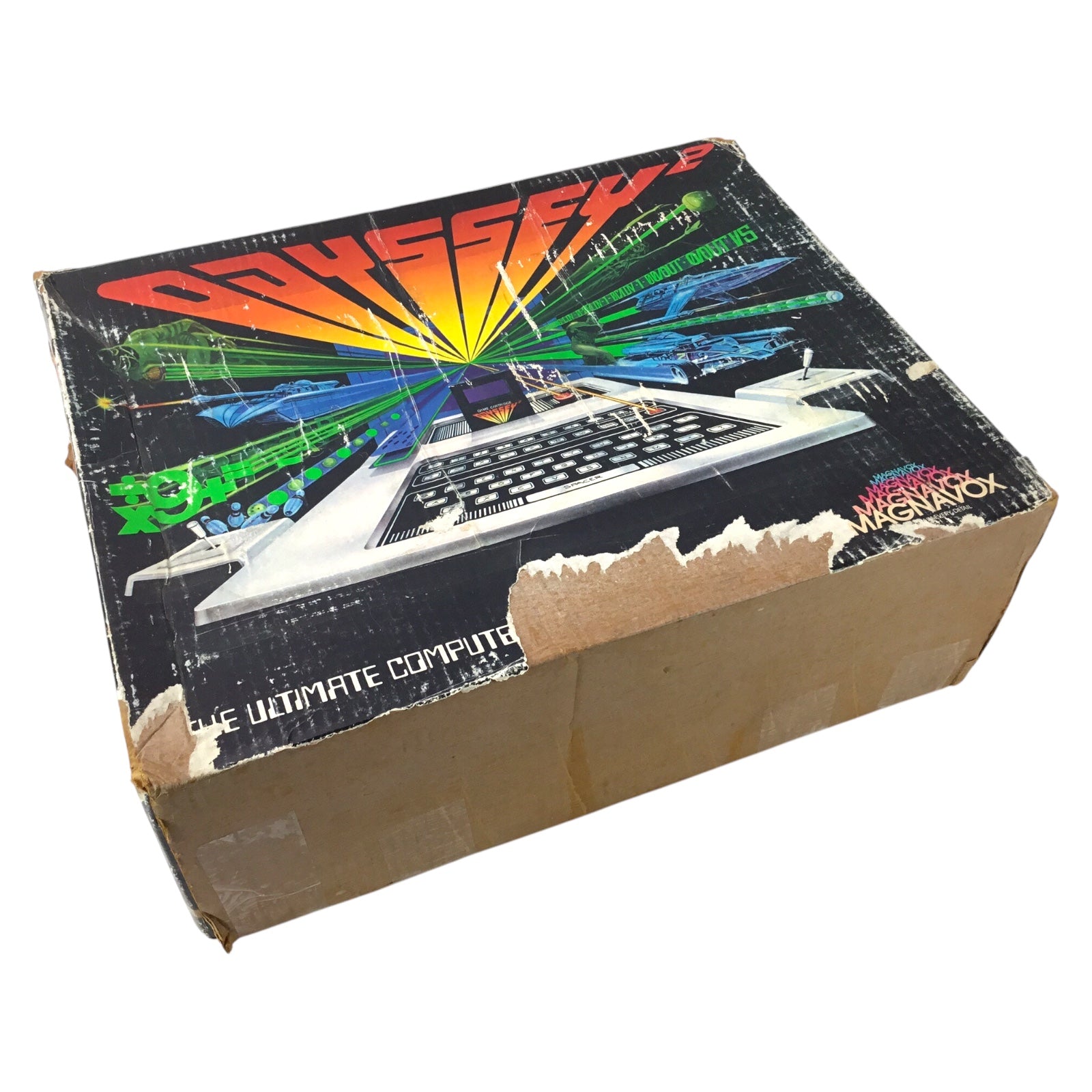 Magnavox Odyssey 2 Console with Box & Controllers - Untested