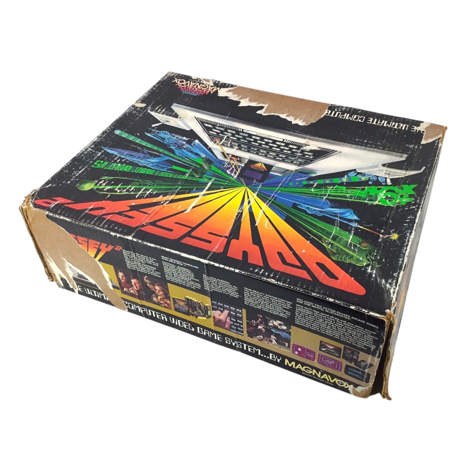 Magnavox Odyssey 2 Console with Box & Controllers - Untested