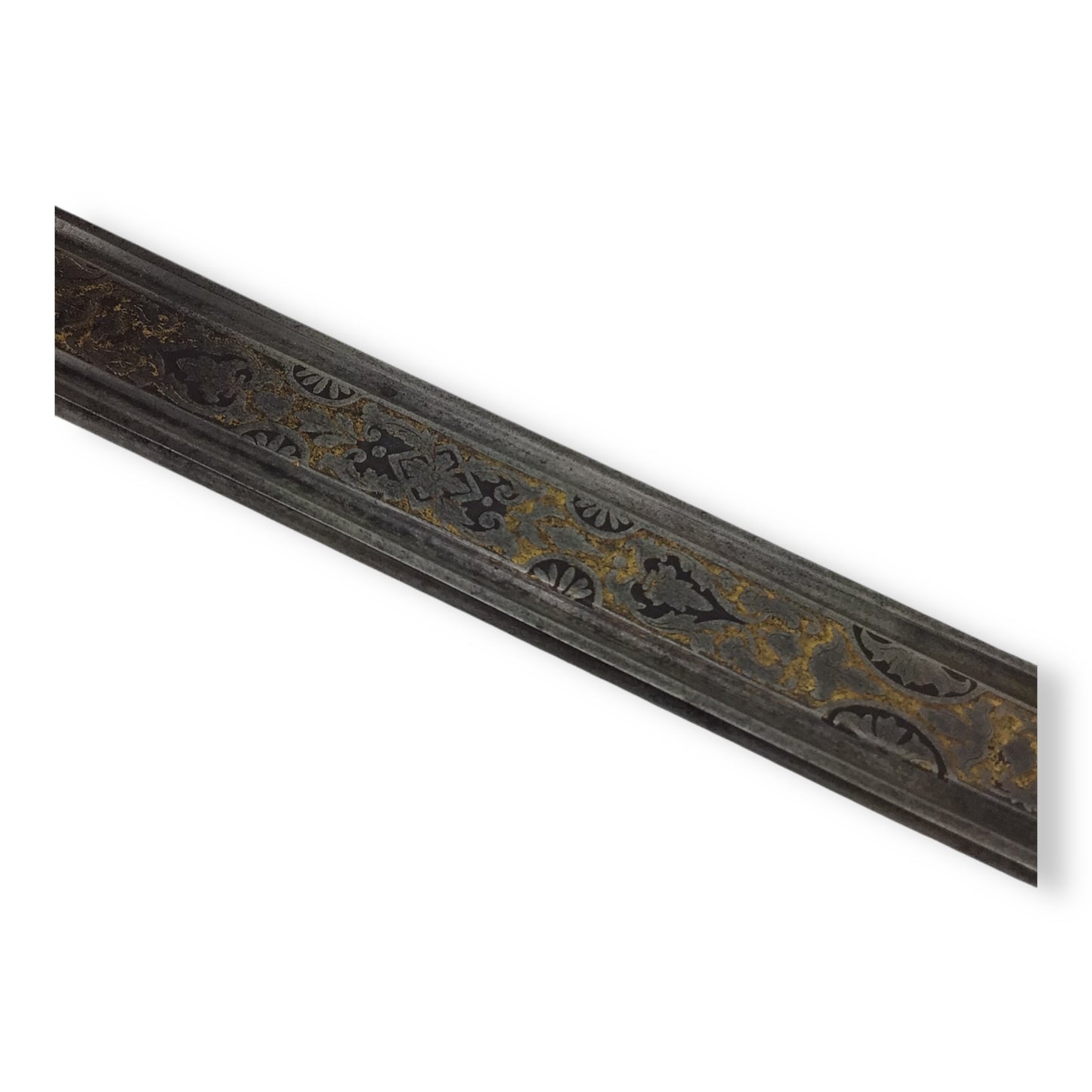 Magnificent Spanish or Mexican Senior Officer Sword with Ancestral Gilt Hilt and Toledo Blade circa 1880