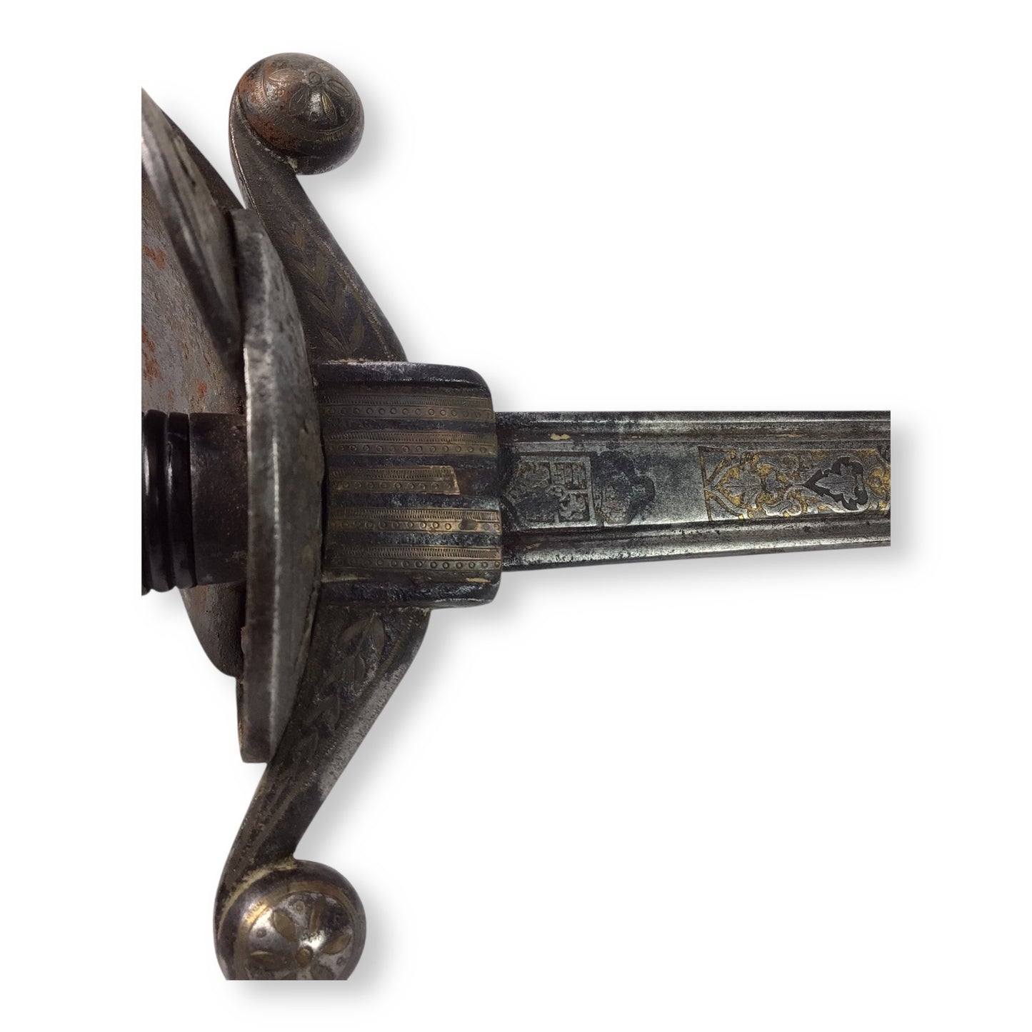 Magnificent Spanish or Mexican Senior Officer Sword with Ancestral Gilt Hilt and Toledo Blade circa 1880