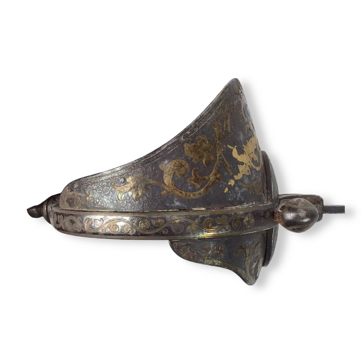 Magnificent Spanish or Mexican Senior Officer Sword with Ancestral Gilt Hilt and Toledo Blade circa 1880