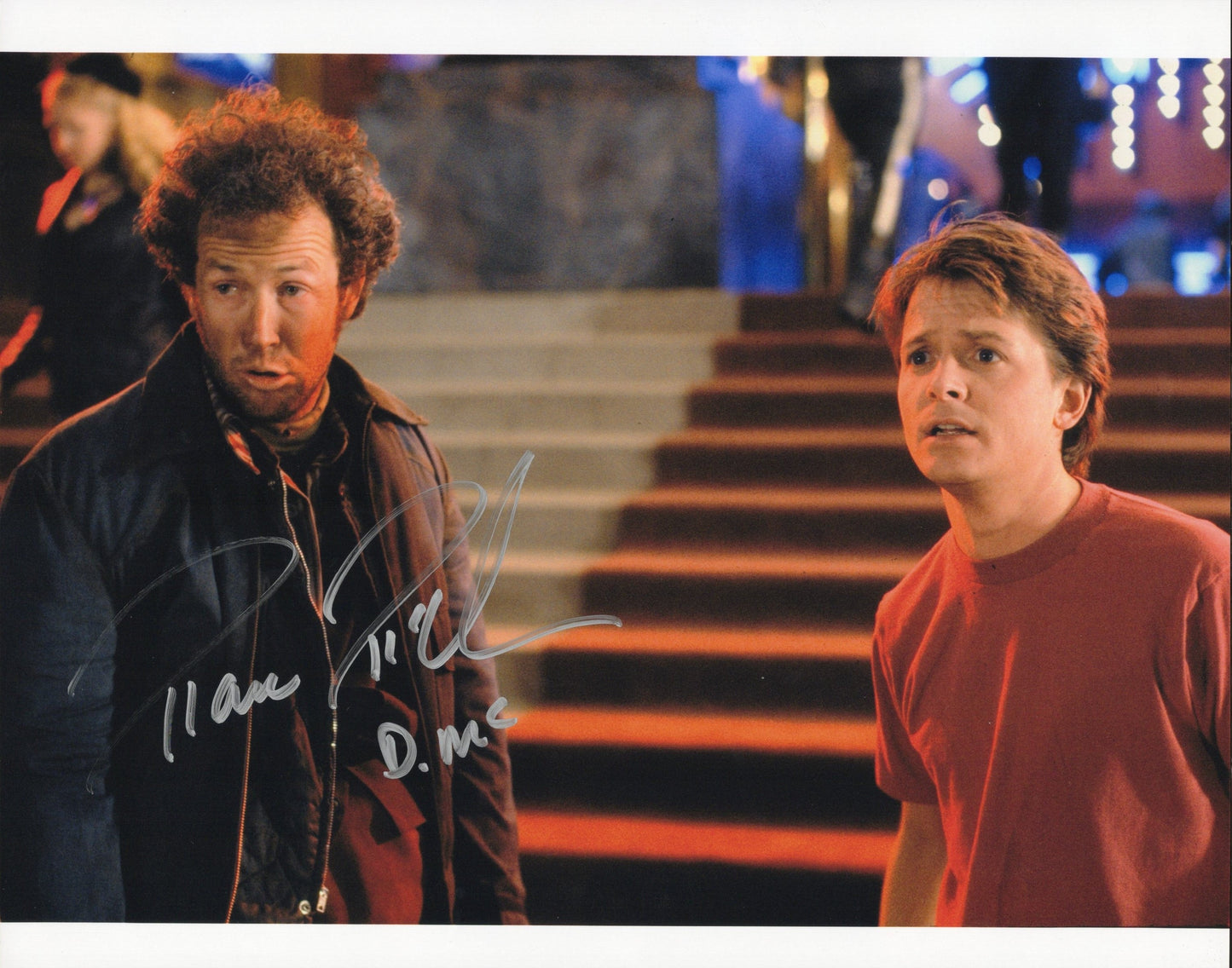 Marc McClure as Dave McFly in Back to the Future II Signed Photo 8x10