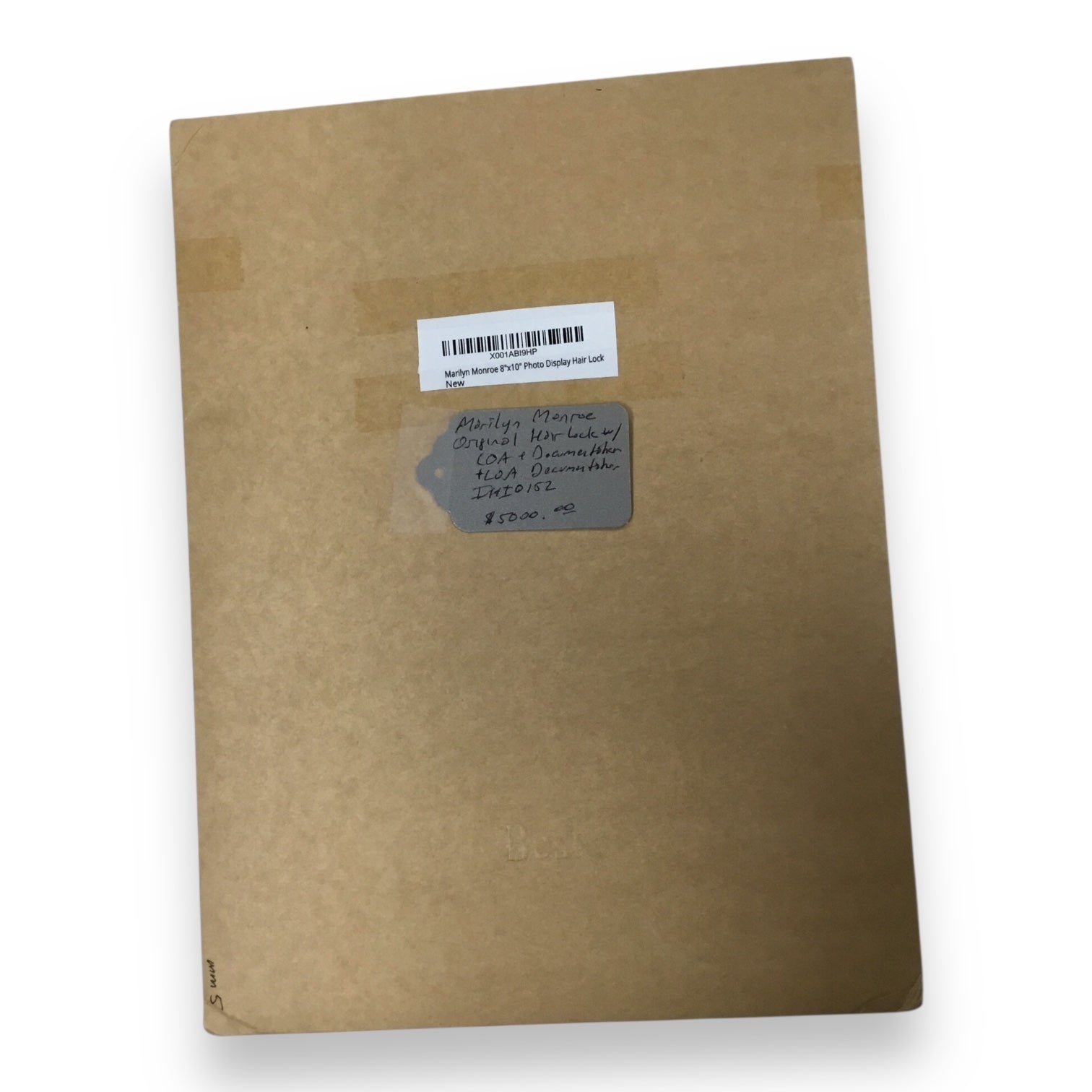 Marilyn Monroe Original Hair Lock with Certificate of Authenticity