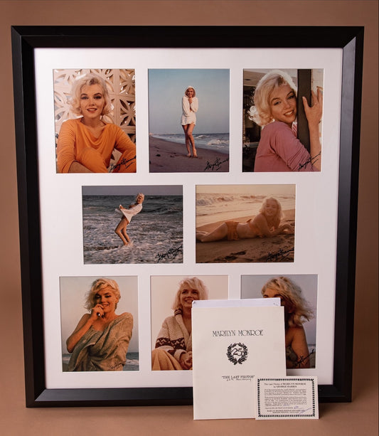 Marilyn Monroe “The Last Photos” Museum Collection – George Barris Framed Signed Print Set | Museum Edition #8 of 10