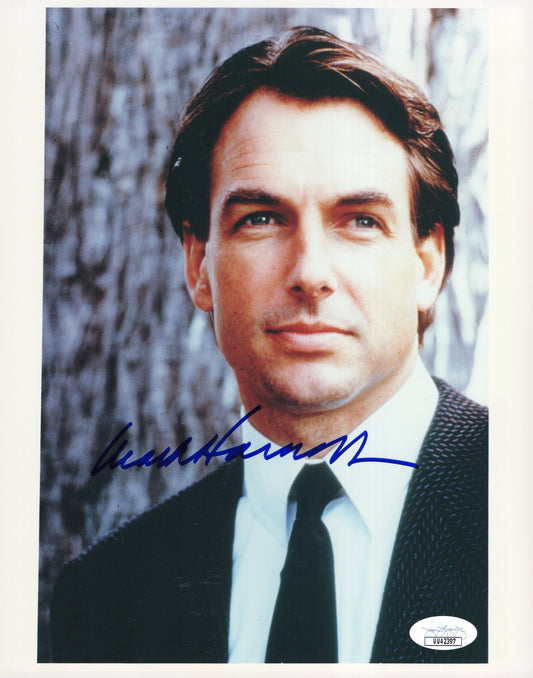 Mark Harmon Signed Photo 8x10, Mark Harmon Autograph in Suit and Tie, Rare Early Photo, JSA and PSA Letter Double Certified Authentic UU42397