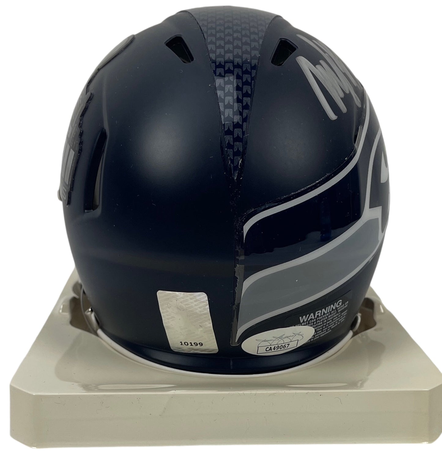 Marshawn Lynch Signed Riddell Mini Helmet Super Bowl XLVIII