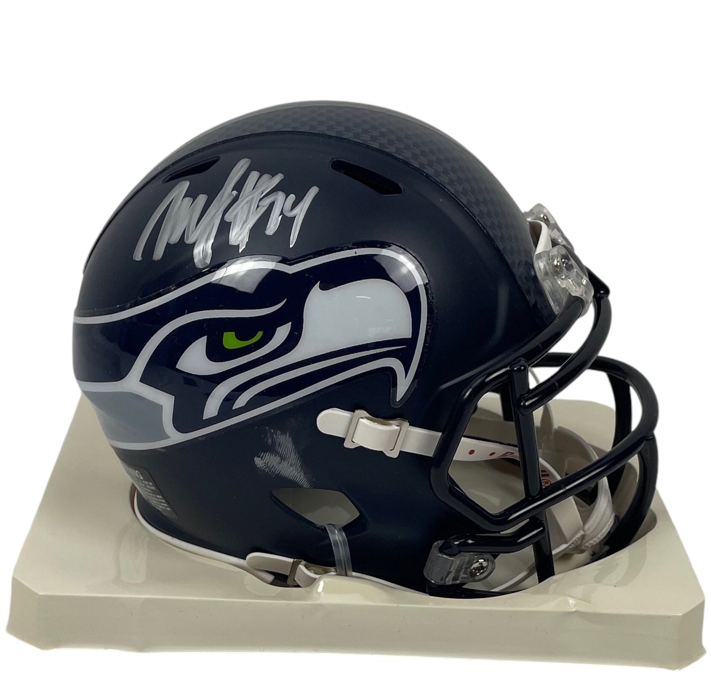 Marshawn Lynch Signed Riddell Mini Helmet Super Bowl XLVIII