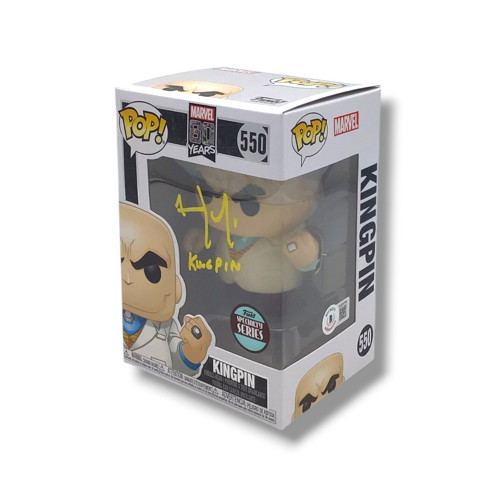 Marvel 80 Years (#550) Kingpin Funko POP! | Signed by Vincent D