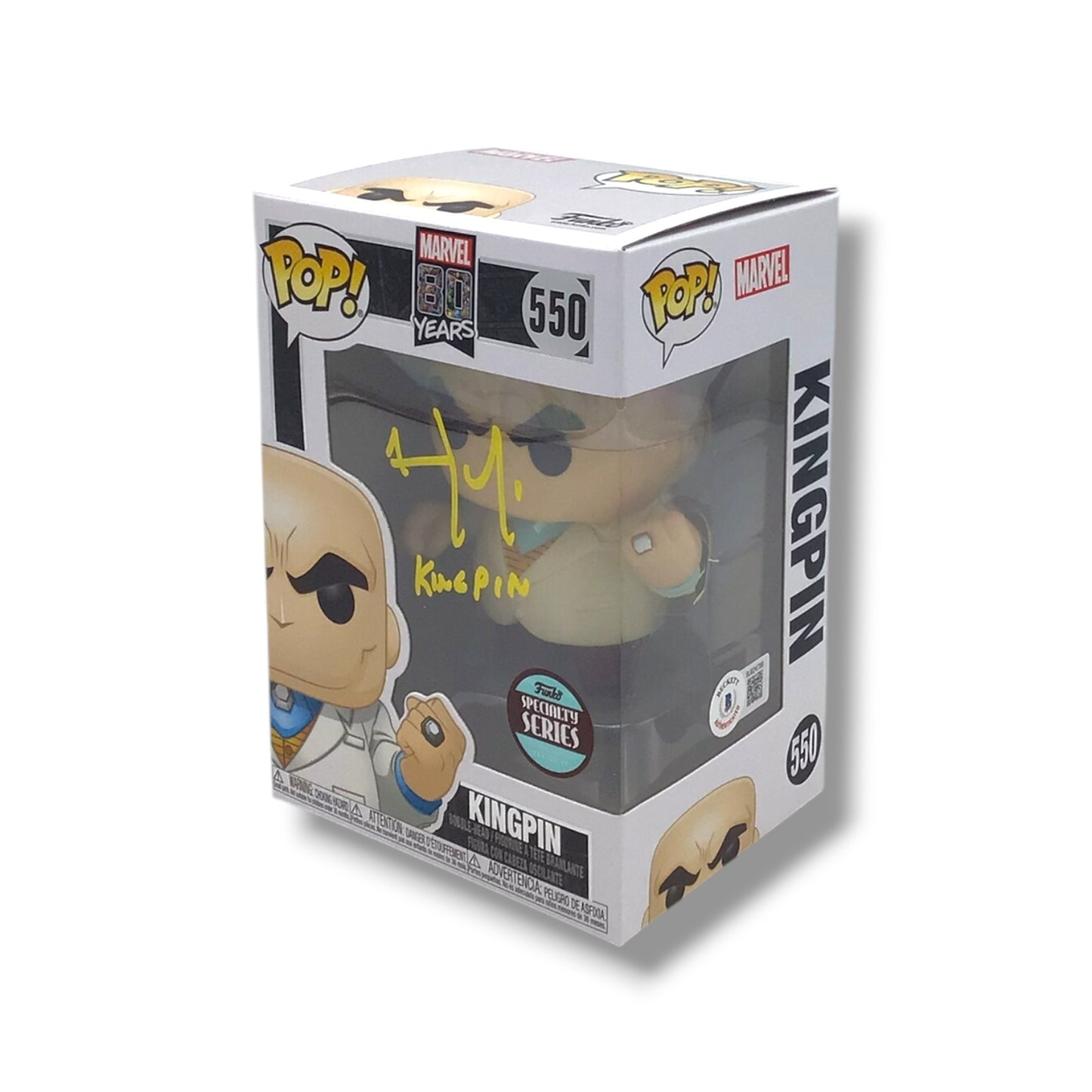 Marvel 80 Years (#550) Kingpin Funko POP! | Signed by Vincent D'Onofrio
