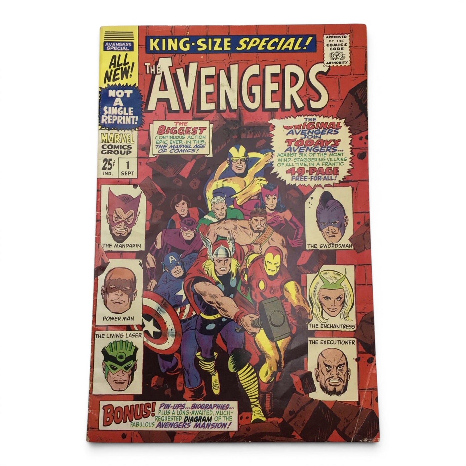 Marvel Avengers Annual #1 (1967) - The Monstrous Master Plan of the Mandarin