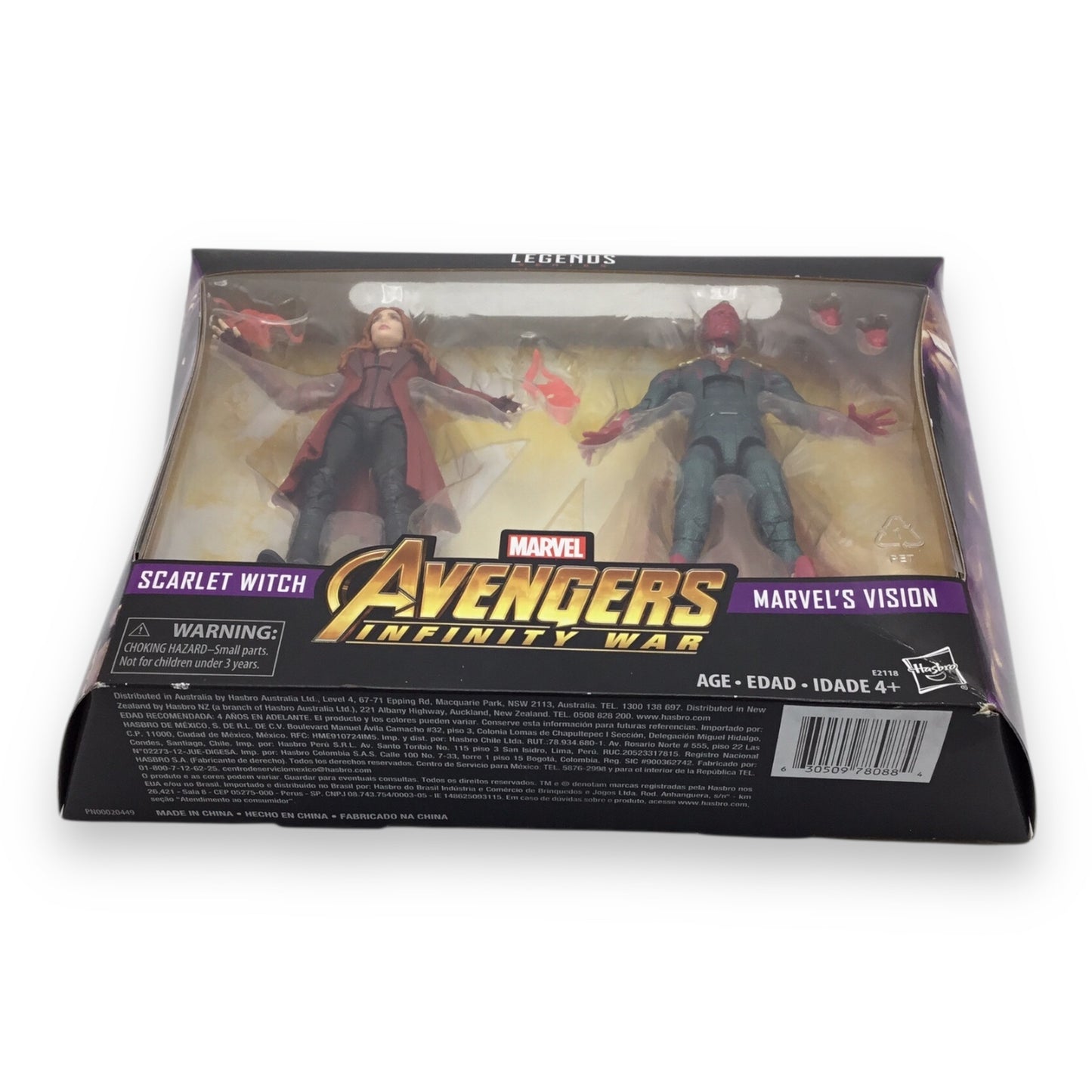 Marvel Avengers Infinity War Scarlet Witch & Vision Action Figure Set