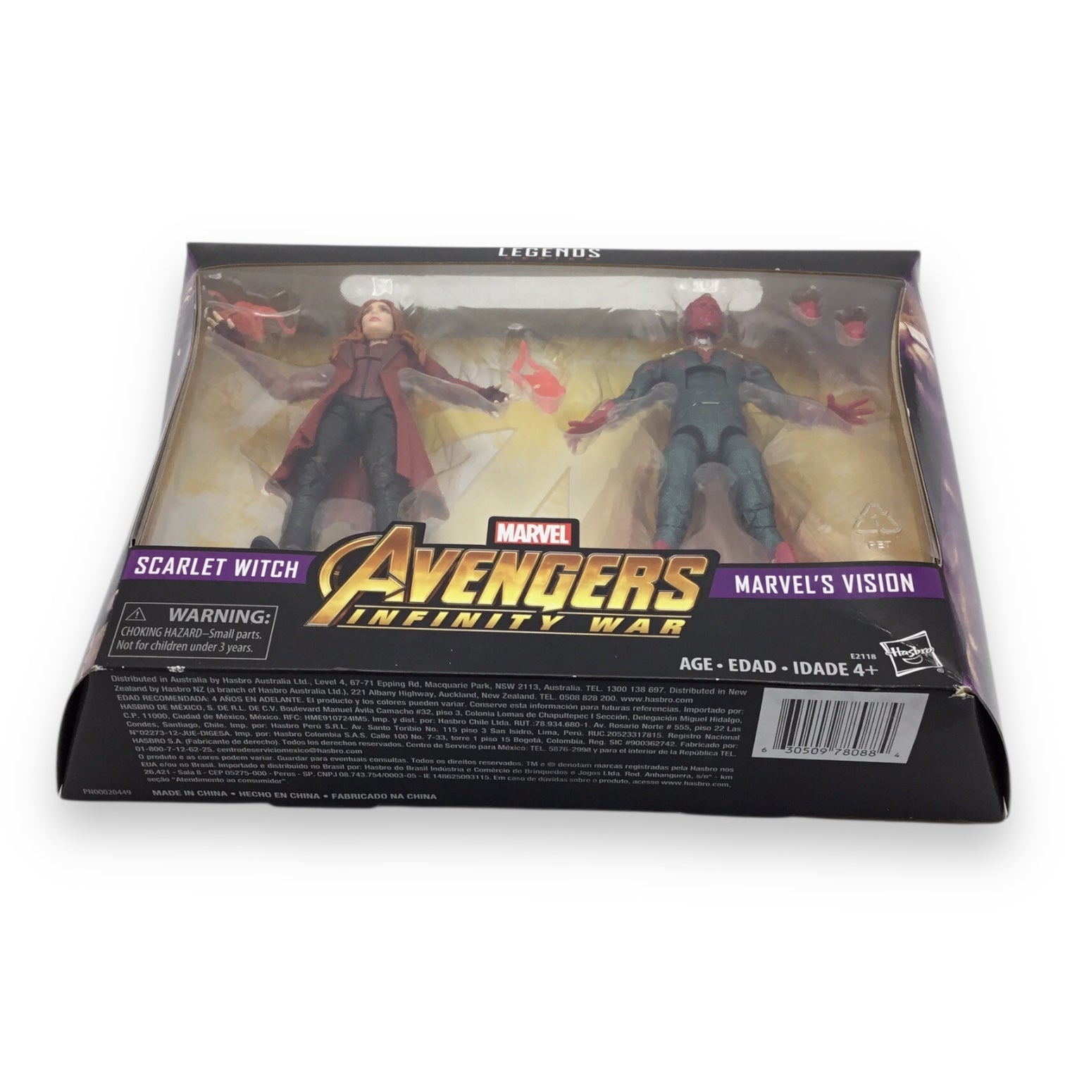 Marvel Avengers Infinity War Scarlet Witch & Vision Action Figure Set