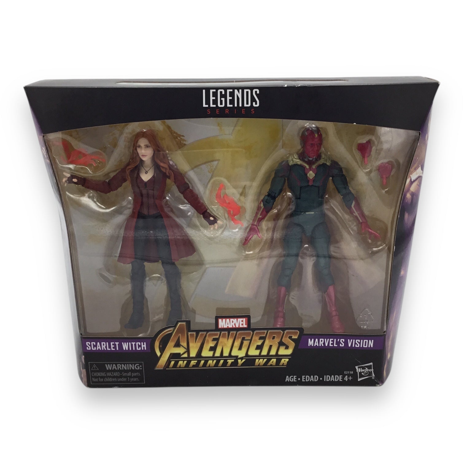 Marvel Avengers Infinity War Scarlet Witch & Vision Action Figure Set