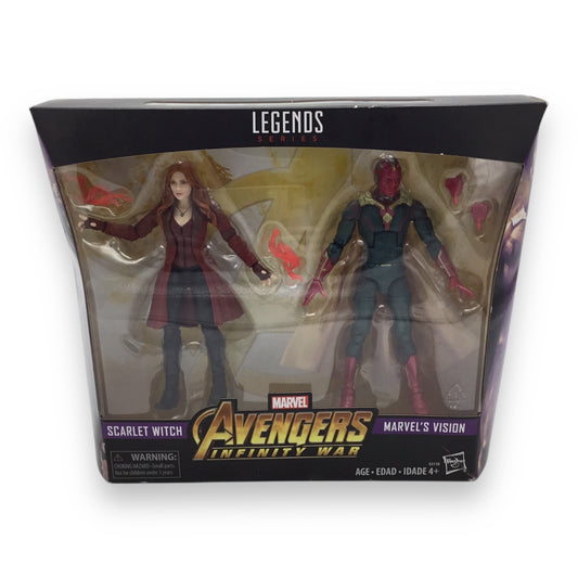 Marvel Avengers Infinity War Scarlet Witch & Vision Action Figure Set