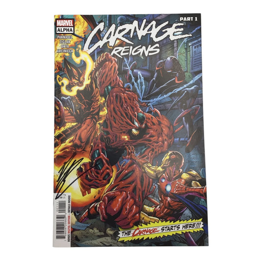 Marvel Carnage Reigns Alpha #1 Signed by David Pepose