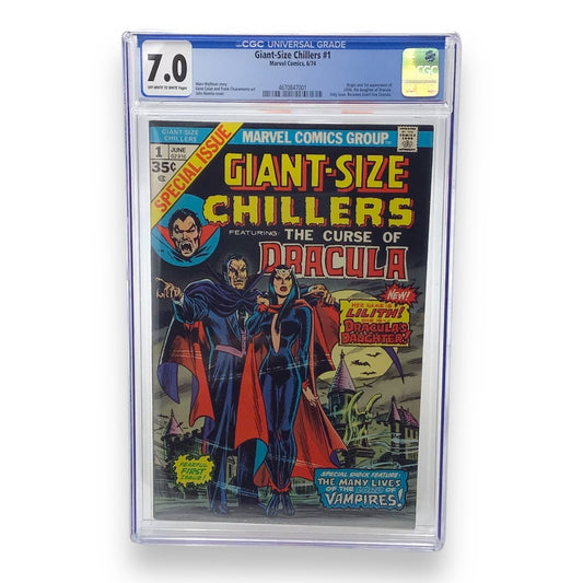 Marvel Comics Giant-Size Chillers #1, Origin & First Appearance of Lilith - CGC Graded 7.0