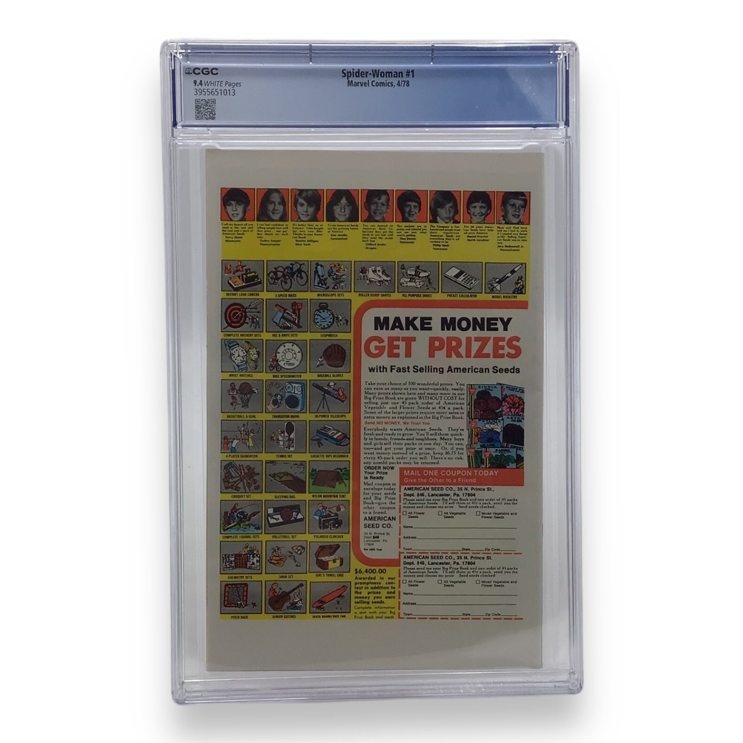 Marvel Comics Spider-Woman #1 - CGC Graded 9.4