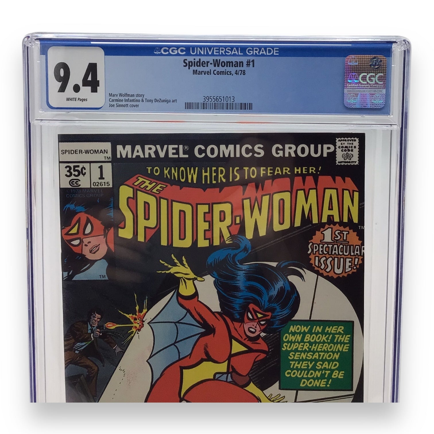 Marvel Comics Spider-Woman #1 - CGC Graded 9.4