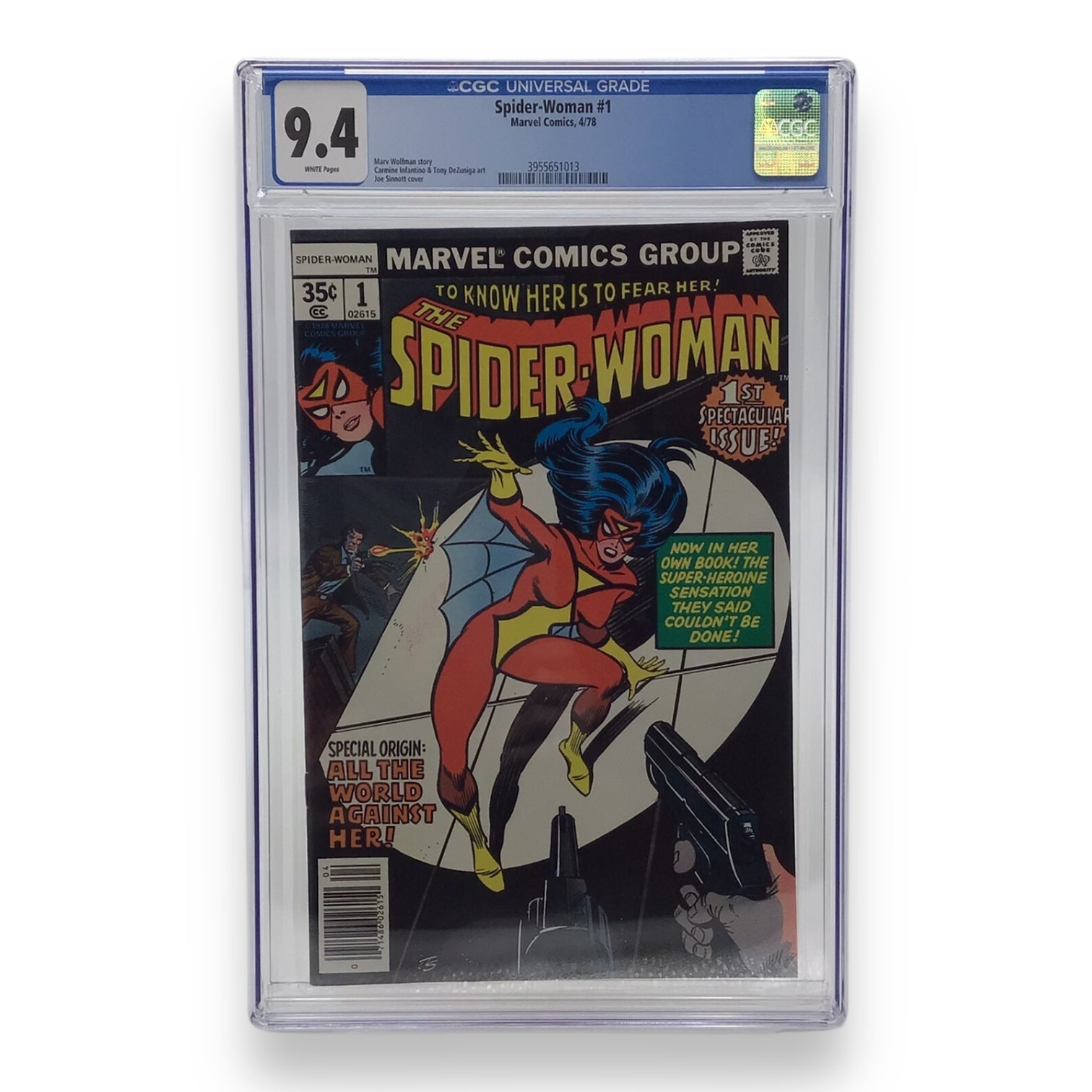 Marvel Comics Spider-Woman #1 - CGC Graded 9.4